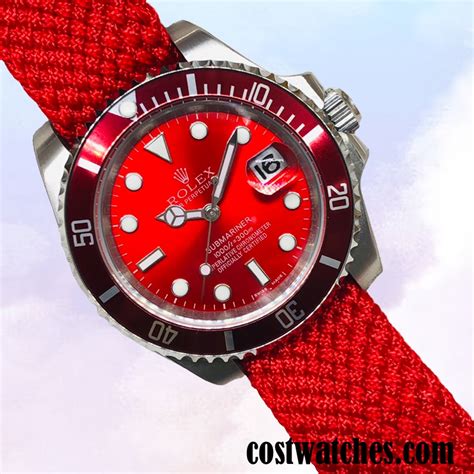 rolex submariner rotes zifferblatt|rolex taucheruhr.